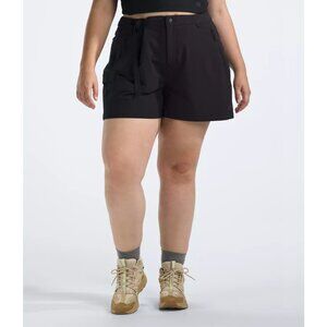 THE NORTH FACE Women’s Black Bridgeway Plus Shorts Size 24W NEW with tags